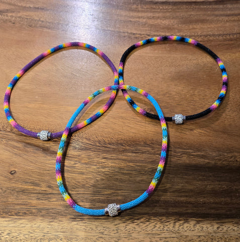 Beaded Crystal Necklace (BSW-N01)