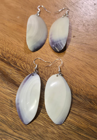 Wampum Earrings (Medium)