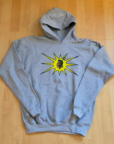 Hoodie: Warrior (Youth: Grey)