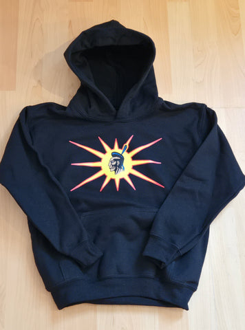 Hoodie: Warrior (Youth: Black)