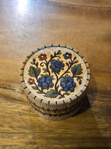 3D Quill Basket - Blueberries