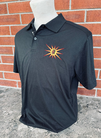 Warrior Polo Style Shirt (Black)