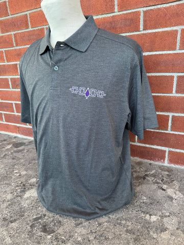 Iroquois Confederacy Polo Style Shirt (Grey)