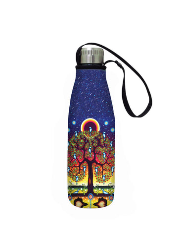 Stainless Steel Bottle with Sleeve - Tree of Life (4571)