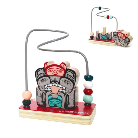 Stacking Animal Bead Mazes - Bear Mother (SABM102)