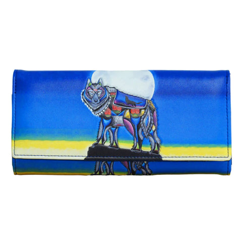 Native Fashion Wallet - Wolf (2237)