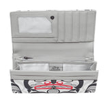 Native Fashion Wallet - Killer Whale Crosshatch (2135)