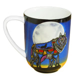 Fine Porcelain Mug - Wolf (9289)
