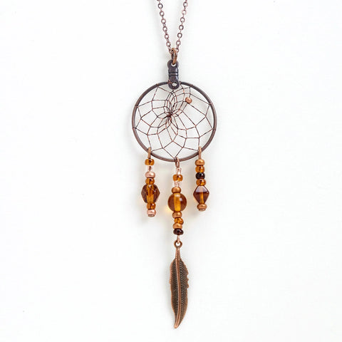 Dreamcatcher Copper Necklace - DCC19-P