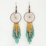Dreamcatcher Copper Earrings - DCC20