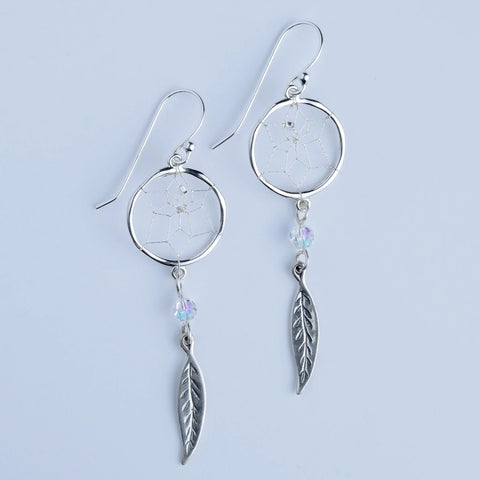 Dreamcatcher Sterling Silver Earrings (PMSS21)