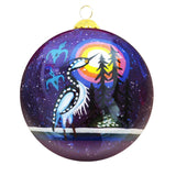 Glass Ornament - Crane (9490)