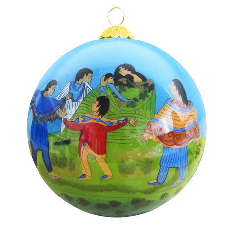 Glass Ornament - Family Circle (9487)