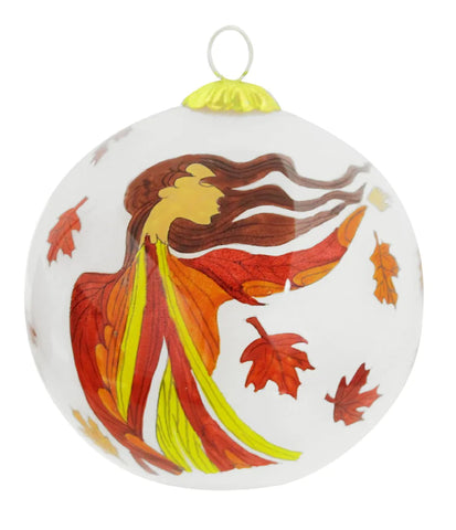 Glass Ornament - Leaf Dancer (9433)