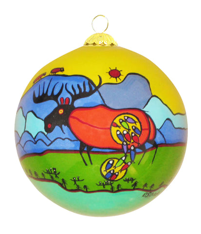 Glass Ornament - Giant Moose (9427GIA)