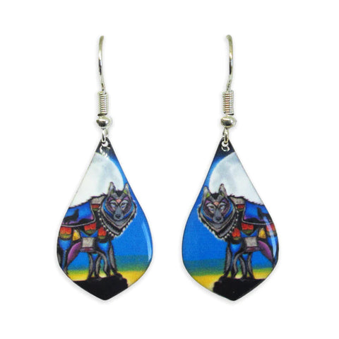 Gallery Collection Earrings - Wolf (5955)