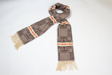 Wool Scarf - Morning Star: Brown (NTV-SCF10-6)