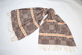 Wool Scarf - Morning Star: Brown (NTV-SCF10-6)