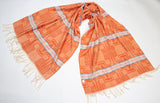 Wool Scarf - Morning Star: Orange (NTV-SCF10-4)