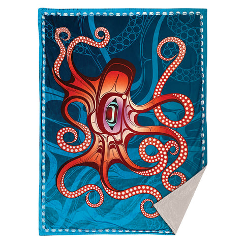 Premium Fleece Throw Blanket - Octopus: Nuu (BPF14)