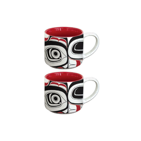 Ceramic Espresso Mugs - Matriarch Bear (CESMUGS17)