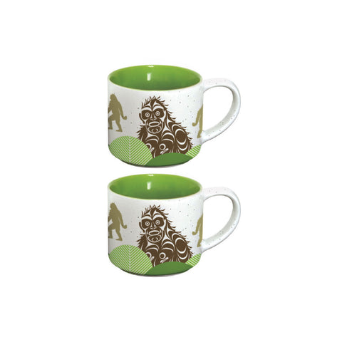 Ceramic Espresso Mugs - Sasquatch (CESMUGS12)