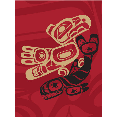 Blank Card - Thunderbird & Orca (FC85)