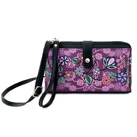 Smartphone Crossbody Bag - Ojibwe Florals (SPB15)