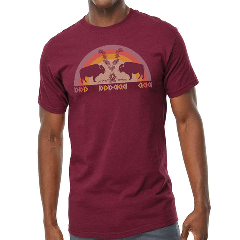 T-shirt NW: Buffaloes - Mashkode Biizhikina (TSSAB)