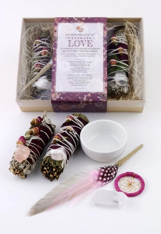Sacred Smudge Kit - Ultimate Love (SMK32)
