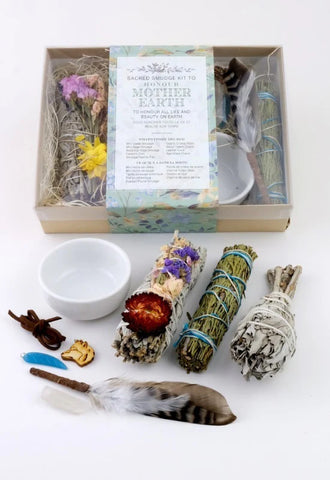 Sacred Smudge Kit - Honour Mother Earth (SMK33)