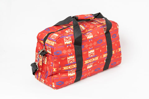 Canvas Duffle Travel Bag - Red (NTV-TRV1-R)