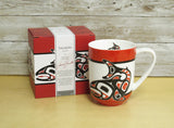 Fine Porcelain Mug - Salmon (9219)