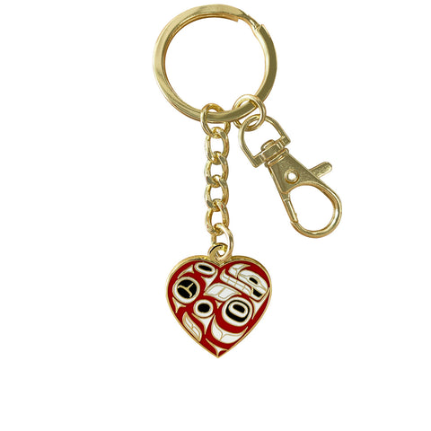 Enamel Keychain - Heart (EKEY21)