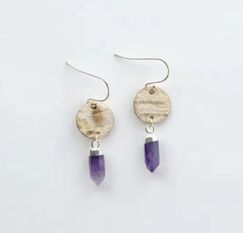 Sterling Silver Birch Bark Earrings (BBSS4)