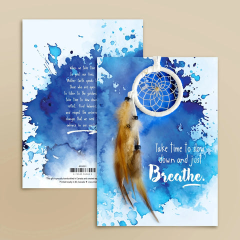 Blank Card - Take Time to Slow Down & Just Breathe (GCDC31)