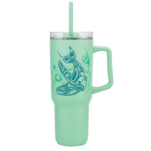 Insulated Tumbler with Straw - Whale (TWS13)