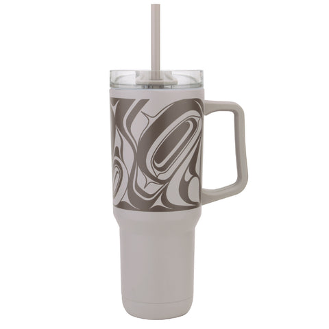 Insulated Tumbler with Straw - Eagle (TWS14)