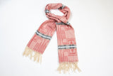 Wool Scarf - Morning Star: Pink (NTV-SCF10-7)