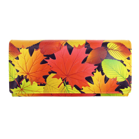 Native Fashion Wallet - Fall Leaves (2118)