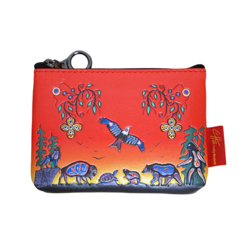 Native Fashion Coin Purse - Seven Grandfather Teachings (2214)