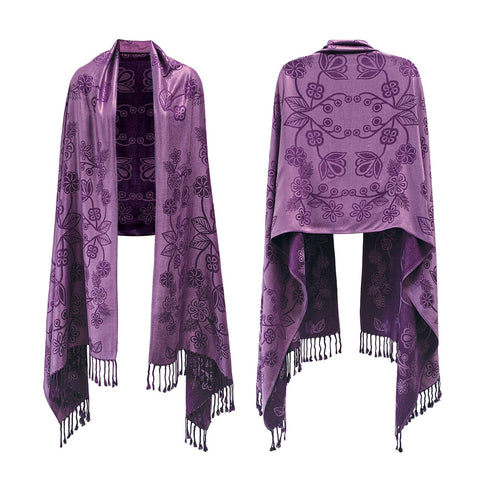 Shawl - Ojibwe Florals (SHAWL17)