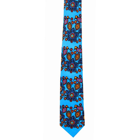 Silk Tie - Flowers & Birds (5590)