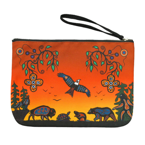 Eco Zip Pouch - Seven Grandfather Teachings (61002)