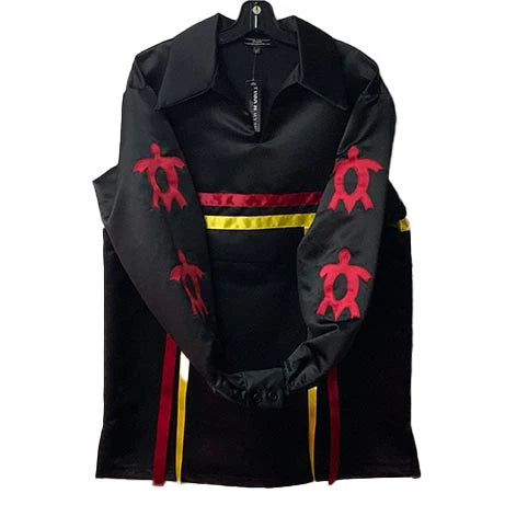 Ribbon Shirt: Turtles (Black)