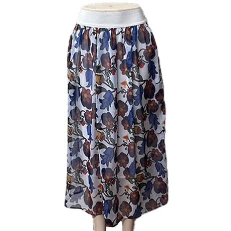Thunderbird Sky Flowy Long Skirt