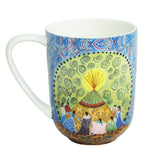 Fine Porcelain Mug - Dancing Women (9284)