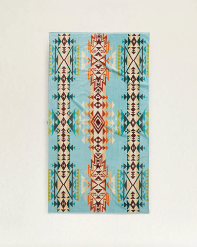 Pendleton Spa Towel - Highland Peak Aqua (XB233-57234)