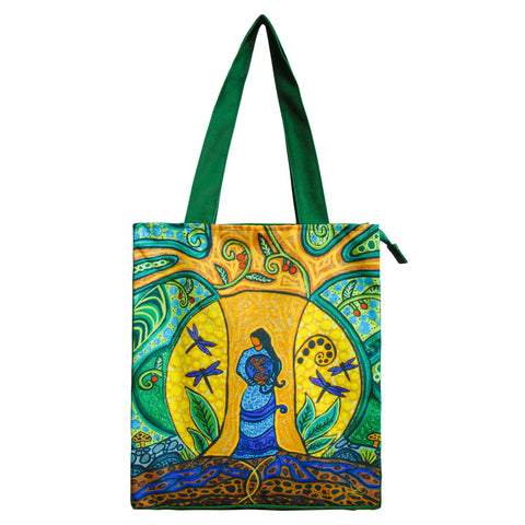 Recycled Tote - Strong Earth Woman (61012)
