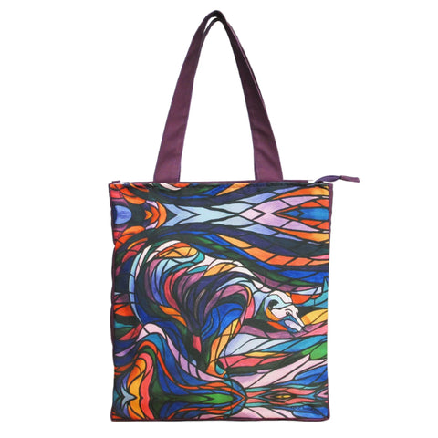 Recycled Tote - Salmon Hunter (61009)